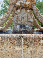 Centerpiece detail. Father Paul Dobberstein's Fay's Fountain, Humboldt, Iowa. 1918, restored 2011