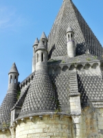 Kitchen building at the 12th Century Fontevraud-L'Abbaye