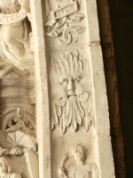 Entrance to the 16th Century Chapter House at Fontevraud-L'Abbaye