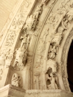 Entrance to the 16th Century Chapter House at Fontevraud-L'Abbaye