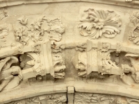 Entrance to the 16th Century Chapter House at Fontevraud-L'Abbaye