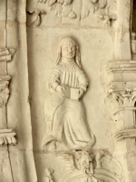 Entrance to the 16th Century Chapter House at Fontevraud-L'Abbaye