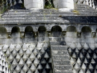 Details from the kitchen exterior, Fontevraud-L'Abbaye