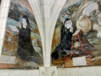 Mural in the Chapter House at Fontevraud-L'Abbaye