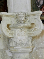 Detail in the Chapter House at Fontevraud-L'Abbaye