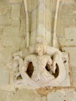 Detail in the Cloister at Fontevraud-L'Abbaye