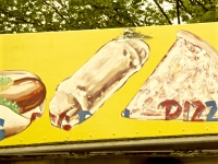 Egg roll. Vernacular hand-painted food truck signage, National Mall, Washington, D.C. Egg roll. Vernacular hand-painted food truck signage, National Mall, Washington, D.C.