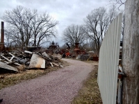 Entrance to The Forevertron, built by Tom Every (Dr. Evermor), south of Baraboo, Wisconsin