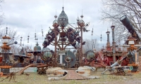 The Forevertron, built by Tom Every (Dr. Evermor), south of Baraboo, Wisconsin