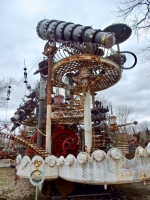 The Forevertron, built by Tom Every (Dr. Evermor), south of Baraboo, Wisconsin