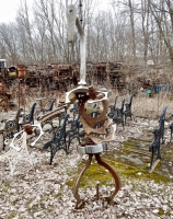 Sculpture at the Forevertron, built by Tom Every (Dr. Evermor), south of Baraboo, Wisconsin