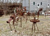 Creatures at the Forevertron, built by Tom Every (Dr. Evermor), south of Baraboo, Wisconsin