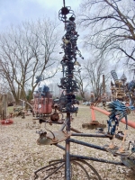 Sculpture at the Forevertron, built by Tom Every (Dr. Evermor), south of Baraboo, Wisconsin