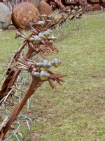 Sculptures at the Forevertron, built by Tom Every (Dr. Evermor), south of Baraboo, Wisconsin