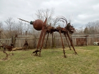 Giant bug at the Forevertron, built by Tom Every (Dr. Evermor), south of Baraboo, Wisconsin Giant bug at the Forevertron, built by Tom Every (Dr. Evermor), south of Baraboo, Wisconsin