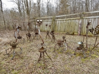 Creatures at the Forevertron, built by Tom Every (Dr. Evermor), south of Baraboo, Wisconsin