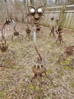 Creatures at the Forevertron, built by Tom Every (Dr. Evermor), south of Baraboo, Wisconsin