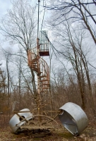 Sculpture at the Forevertron, built by Tom Every (Dr. Evermor), south of Baraboo, Wisconsin