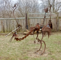 Creature at the Forevertron, built by Tom Every (Dr. Evermor), south of Baraboo, Wisconsin