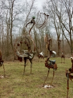 Creatures at the Forevertron, built by Tom Every (Dr. Evermor), south of Baraboo, Wisconsin Creatures at the Forevertron, built by Tom Every (Dr. Evermor), south of Baraboo, Wisconsin