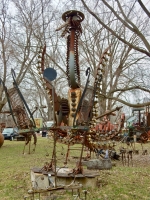 Creature at the Forevertron, built by Tom Every (Dr. Evermor), south of Baraboo, Wisconsin