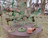 Green band at the Forevertron, built by Tom Every (Dr. Evermor), south of Baraboo, Wisconsin