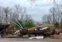 Large sculpture at the Forevertron, built by Tom Every (Dr. Evermor), south of Baraboo, Wisconsin