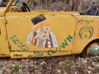 Shrine Circus clown car at The Forevertron, built by Tom Every (Dr. Evermor), south of Baraboo, Wisconsin Shrine Circus clown car at The Forevertron, built by Tom Every (Dr. Evermor), south of Baraboo, Wisconsin