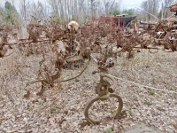 Sculptures at the Forevertron, built by Tom Every (Dr. Evermor), south of Baraboo, Wisconsin