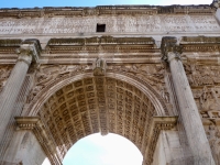 Arch of Septimius Severus at the Forum. (Emma photo)