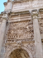 Arch of Septimius Severus at the Forum. (Emma photo)