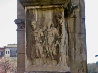 Arch of Septimius Severus at the Forum. (Emma photo)