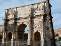 Arch of Constantine near the Colliseum, Rome