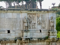 Arch of Constantine near the Colliseum, Rome