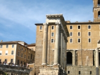 Temple of Saturn, the Forum. (Emma photo)