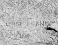 Jose Fran(?) + L, level 2. Chicago Lakefront stone carvings, between Foster Avenue and Montrose. 2017 Jose Fran(?) + L, level 2. Chicago Lakefront stone carvings, between Foster Avenue and Montrose. 2017