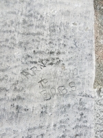 11/26/49, Arn # Babs. Chicago lakefront stone carvings, between Foster Avenue and Montrose. 2019 11/26/49, Arn # Babs. Chicago lakefront stone carvings, between Foster Avenue and Montrose. 2019