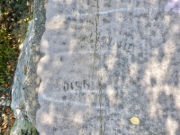 Bonnie, Dick. Chicago lakefront stone carvings, between Foster Avenue and Montrose. 2023 Bonnie, Dick. Chicago lakefront stone carvings, between Foster Avenue and Montrose. 2023