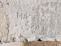 Mark. 5/20/12. Chicago lakefront stone carvings, between Foster Avenue and Montrose. 2023