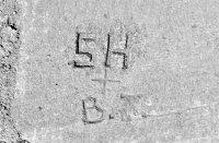SH + B.J. Chicago lakefront stone carvings, between Foster Avenue and Montrose. 2017 SH + B.J. Chicago lakefront stone carvings, between Foster Avenue and Montrose. 2017