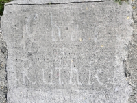 Charlie + Ruthie, Thel. Chicago lakefront stone carvings, between Foster Avenue and Montrose. 2023 Charlie + Ruthie, Thel. Chicago lakefront stone carvings, between Foster Avenue and Montrose. 2023