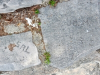 Sal, Jo. M. 71. Level 1. Chicago Lakefront stone carvings, between Foster Avenue and Montrose. 2017 Sal, Jo. M. 71. Level 1. Chicago Lakefront stone carvings, between Foster Avenue and Montrose. 2017