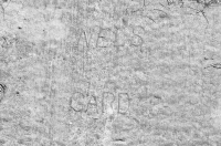 Nel's Card, level 2. Chicago lakefront stone carvings, between Foster Avenue and Montrose. 2017 Nel's Card, level 2. Chicago lakefront stone carvings, between Foster Avenue and Montrose. 2017