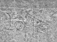 Poets. Chicago Lakefront stone carvings, between Foster Avenue and Bryn Mawr. 2017