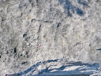 JK. Chicago lakefront stone carvings, between Foster Avenue and Bryn Mawr. 2023 JK. Chicago lakefront stone carvings, between Foster Avenue and Bryn Mawr. 2023