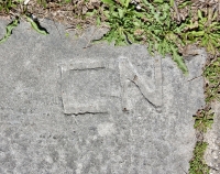 CN. Chicago lakefront stone carvings, between Foster Avenue and Bryn Mawr. 2017