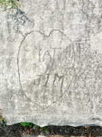 Pat + Jim . Chicago lakefront stone carvings, between Foster Avenue and Bryn Mawr. 2023 Pat + Jim . Chicago lakefront stone carvings, between Foster Avenue and Bryn Mawr. 2023