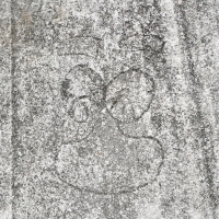 Cartoony facial features. Chicago lakefront stone carvings, between Foster Avenue and Bryn Mawr. 2023 Cartoony facial features. Chicago lakefront stone carvings, between Foster Avenue and Bryn Mawr. 2023