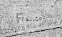 Frangos. Chicago lakefront stone carvings, Foster Avenue Beach. 2017