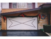 Decorative garage door, Olympia Fields, Illinois (Weitze/Williams)